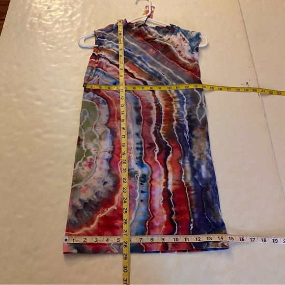 Brunello Cucinelli Long Muscle Tee Shirt Womens Size Small Custom Tie Dye Geode - Picture 7 of 12